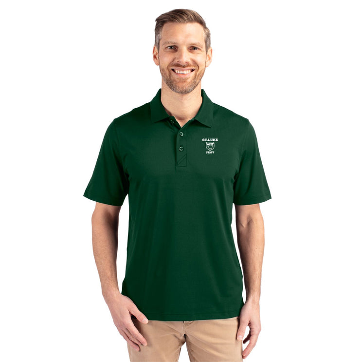 ST. LUKE SCHOOL NEPEAN STAFFWEAR - CUTTER & BUCK COASTLINE EPIC COMFORT ECO RECYCLED POLO - MENS