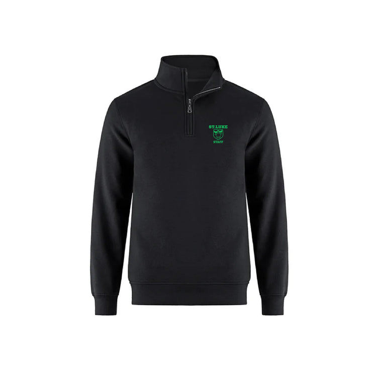 ST. LUKE SCHOOL NEPEAN STAFFWEAR - FLUX 1/4 ZIP SWEATSHIRT - ADULT