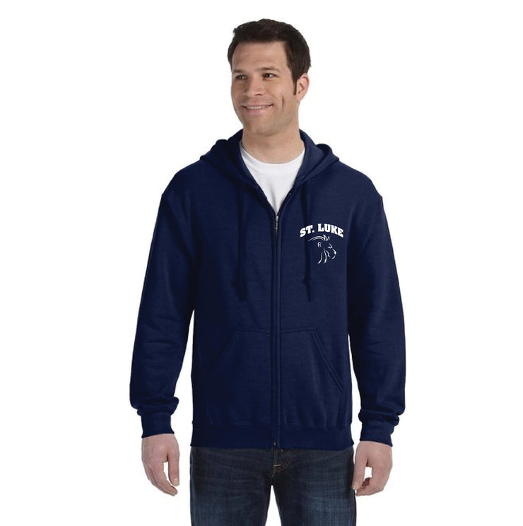 ST. LUKE OTTAWA SPIRITWEAR - GILDAN HEAVY BLEND ZIPPED HOODIE - ADULT