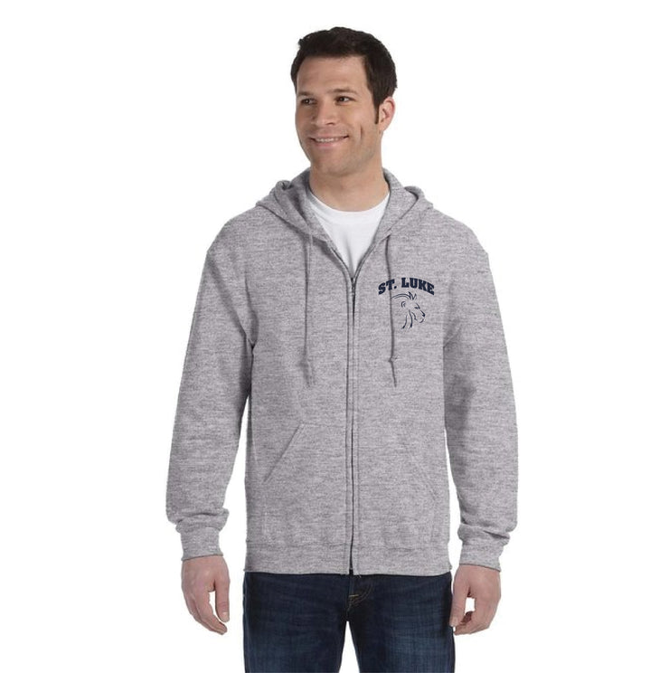 ST. LUKE OTTAWA SPIRITWEAR - GILDAN HEAVY BLEND ZIPPED HOODIE - ADULT