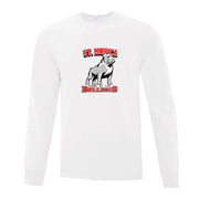 ST. MONICA SPIRITWEAR - BULLDOGS - ATC COTTON LONGLSEEVE - ADULT