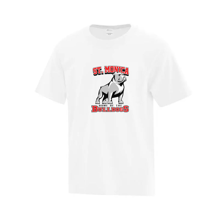 ST. MONICA SPIRITWEAR - BULLDOGS - ATC COTTON TEE - YOUTH