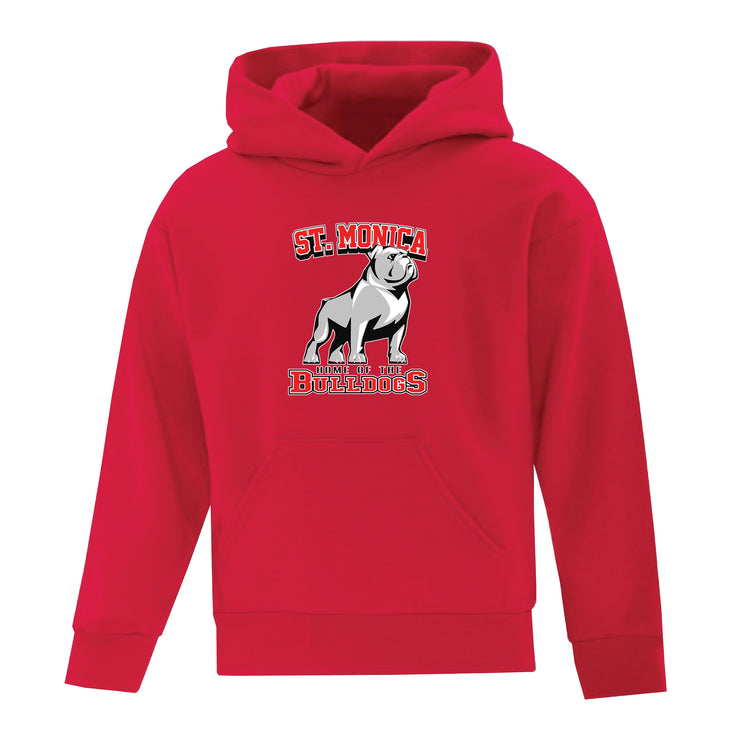 ST. MONICA SPIRITWEAR - BULLDOGS - ATC COTTON HOODIE - ADULT