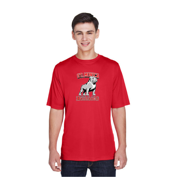 ST. MONICA SPIRITWEAR - BULLDOGS - TEAM 365 PERFORMANCE TEE - YOUTH