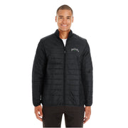 ST. PATRICK'S HS SPIRITWEAR - IRISH EMBROIDERY - CORE365 PREVAIL PACKABLE PUFFER JACKET - MENS