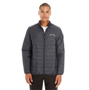 ST. PATRICK'S HS SPIRITWEAR - IRISH EMBROIDERY - CORE365 PREVAIL PACKABLE PUFFER JACKET - MENS