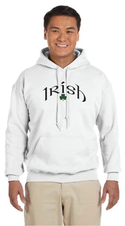 ST. PATRICK'S HS SPIRITWEAR - IRISH PRINT - GILDAN HOODIE  - ADULT