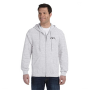 ST. PATRICK'S HS SPIRITWEAR - IRISH EMBROIDERY - GILDAN HEAVY BLEND ZIPPED HOODIE  - ADULT