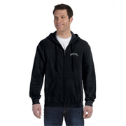 ST. PATRICK'S HS SPIRITWEAR - IRISH EMBROIDERY - GILDAN HEAVY BLEND ZIPPED HOODIE  - ADULT