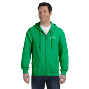 ST. PATRICK'S HS SPIRITWEAR - IRISH EMBROIDERY - GILDAN HEAVY BLEND ZIPPED HOODIE  - ADULT
