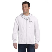 ST. PATRICK'S HS SPIRITWEAR - IRISH EMBROIDERY - GILDAN HEAVY BLEND ZIPPED HOODIE  - ADULT