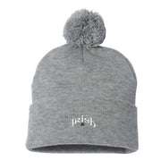 ST. PATRICK'S HS SPIRITWEAR - IRISH EMBROIDERY - SPORTSMAN POM POM TOQUE