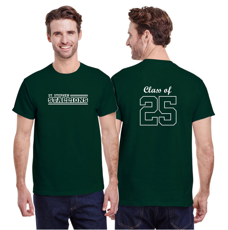 ST. STEPHEN CLASS OF - GILDAN COTTON TEE - ADULT