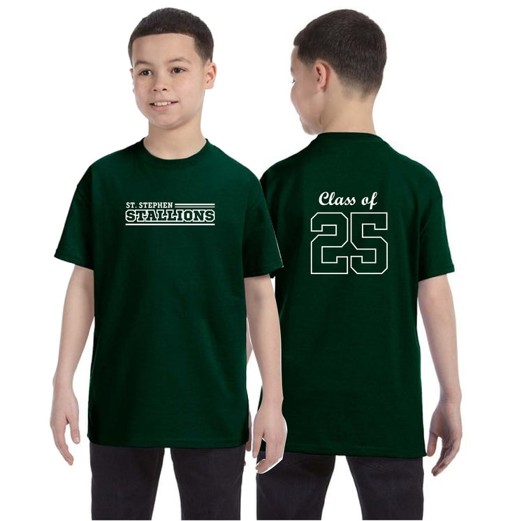 ST. STEPHEN CLASS OF - GILDAN COTTON TEE - YOUTH