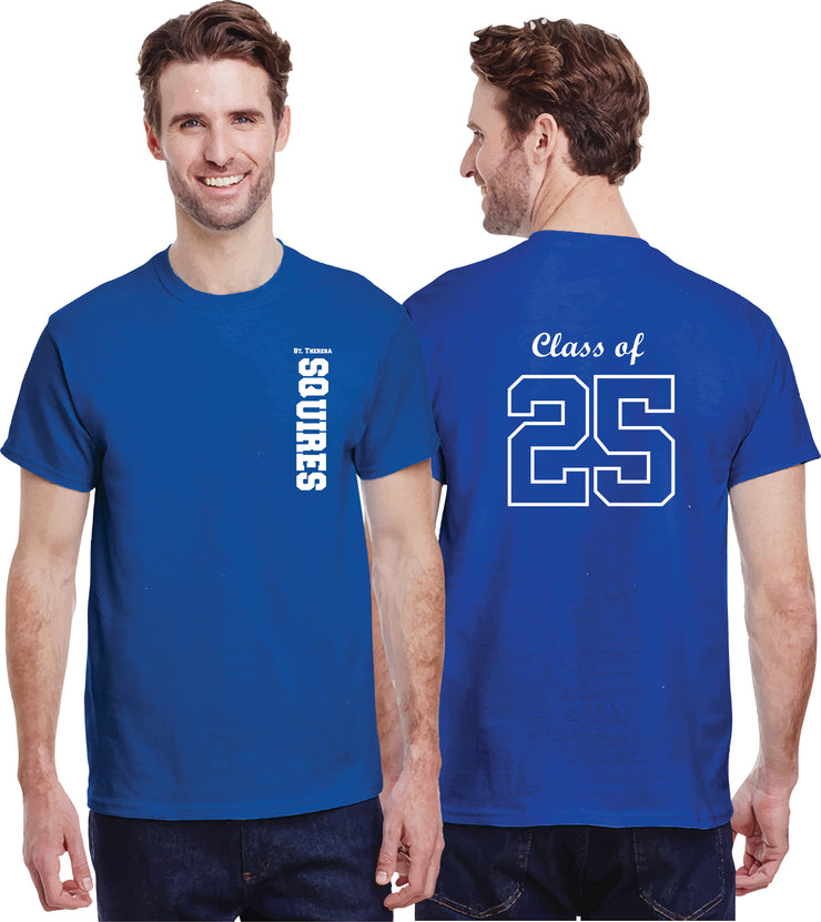 ST. THERESA CLASS OF 2025 - GILDAN COTTON T-SHIRT - ADULT