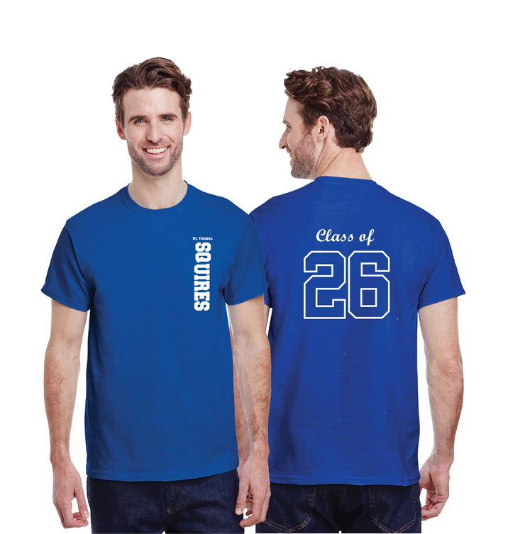 ST. THERESA CLASS OF 2026 - GILDAN COTTON T-SHIRT - ADULT