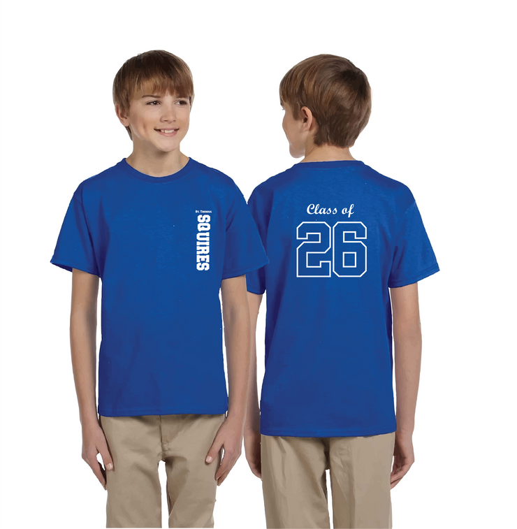 ST. THERESA CLASS OF 2026 - GILDAN COTTON T-SHIRT - YOUTH