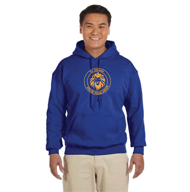 ST. JEROME SPIRITWEAR - GILDAN COTTON HOODIE - ADULT