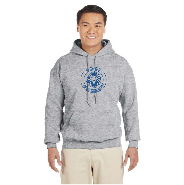 ST. JEROME SPIRITWEAR - GILDAN COTTON HOODIE - ADULT