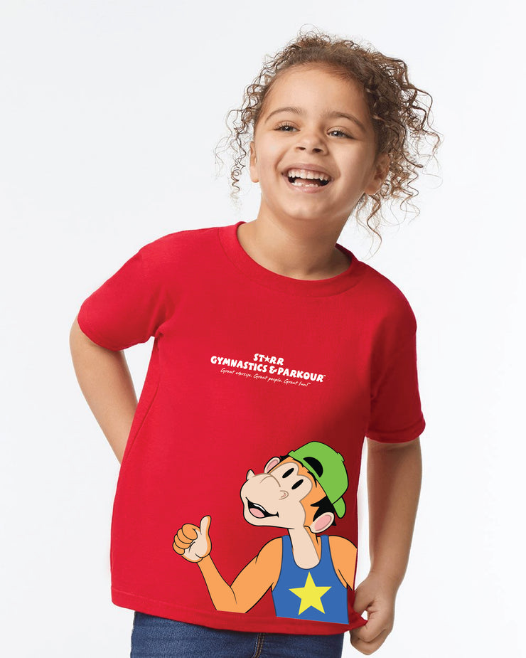 STARR GYMNASTICS - MONKEY - GILDAN HEAVY COTTON T SHIRT - TODDLER