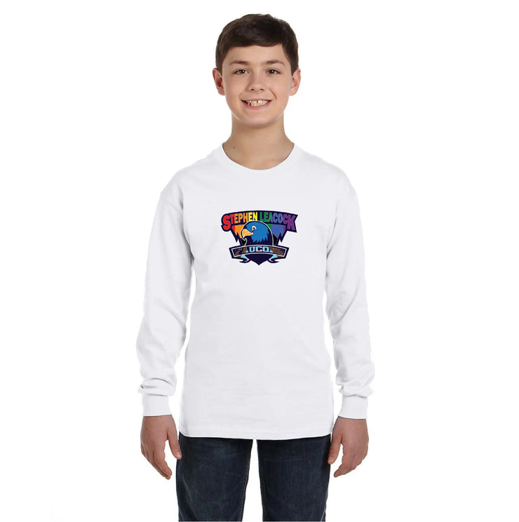 STEPHEN LEACOCK SPIRITWEAR - BELONGING - GILDAN LONGSLEEVE COTTON TEE - YOUTH