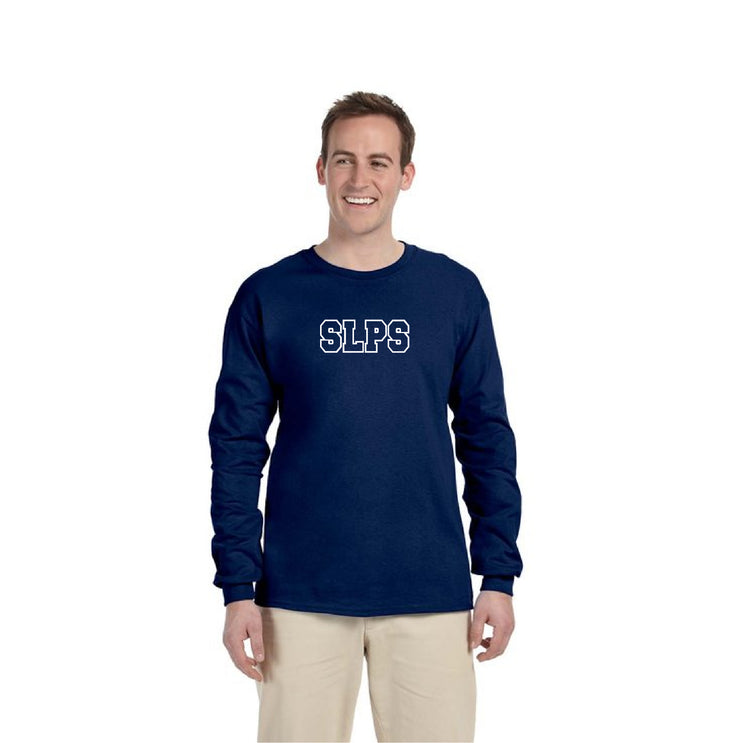 STEPHEN LEACOCK SPIRITWEAR - SLPS - GILDAN LONGSLEEVE COTTON TEE - ADULT