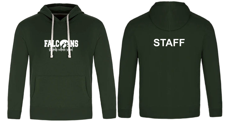 ST. PHILIP STAFFWEAR - MUSKOKA TRAIL CEDAR POINT PULLOVER HOODIE - FALCONS LOGO WITH STAFF