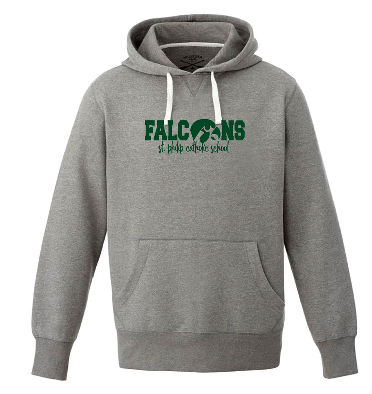 ST. PHILIP STAFFWEAR - FALCONS LOGO - MUSKOKA TRAIL CEDAR POINT PULLOVER HOODIE - ADULT