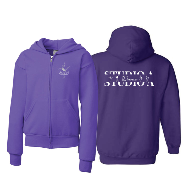 STUDIO A - CLIQUE BASICS FLC FULL ZIP HOODIE - ADULT