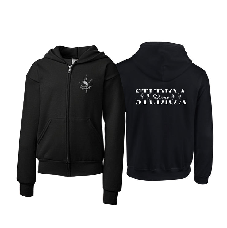 STUDIO A - CLIQUE BASICS FLC FULL ZIP HOODIE - ADULT