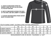 ST. GABRIEL GRADE 6 WEAR -CLASS OF 2024 - GILDAN YOUTH LONGSLEEVE COTTON TEE