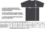 W.O. MITCHELL SPIRITWEAR - FULL FRONT MAVRICKS PRINT - TEAM 365 PERFORMANCE TEE - YOUTH