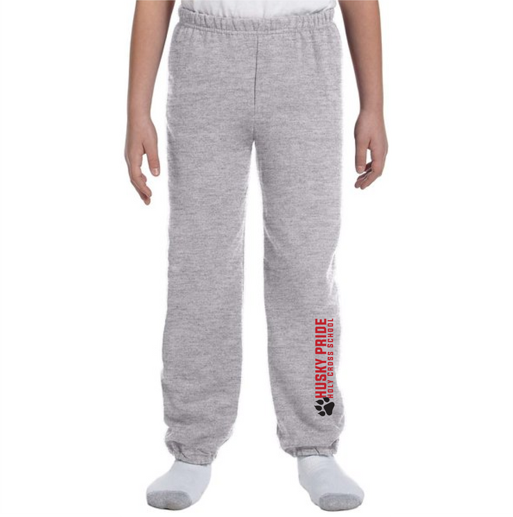 HOLY CROSS SPIRITWEAR - HUSKY PRIDE - GILDAN HEAVY BLEND SWEATPANTS - YOUTH