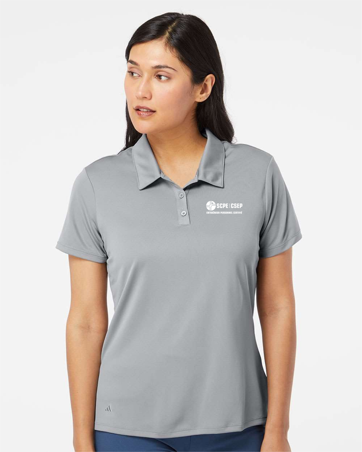 SCPE APPAREILLAGE - LIGHT LOGO - ADIDAS LADIES  PERFORMANCE POLO - ADULT