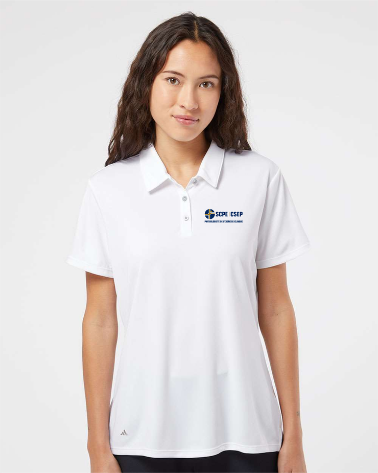 SCPE APPAREILLAGEL - DARK LOGO - ADIDAS LADIES  PERFORMANCE POLO - ADULT