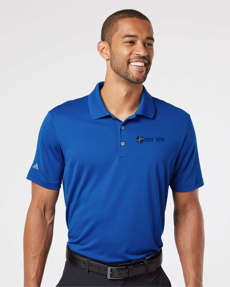 CSEP APPAREL - DARK LOGO - ADIDAS PERFORMANCE POLO - ADULT