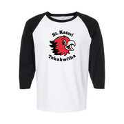 ST. KATERI SPIRITWEAR - ATC EUROSPUN BASEBALL TEE - YOUTH