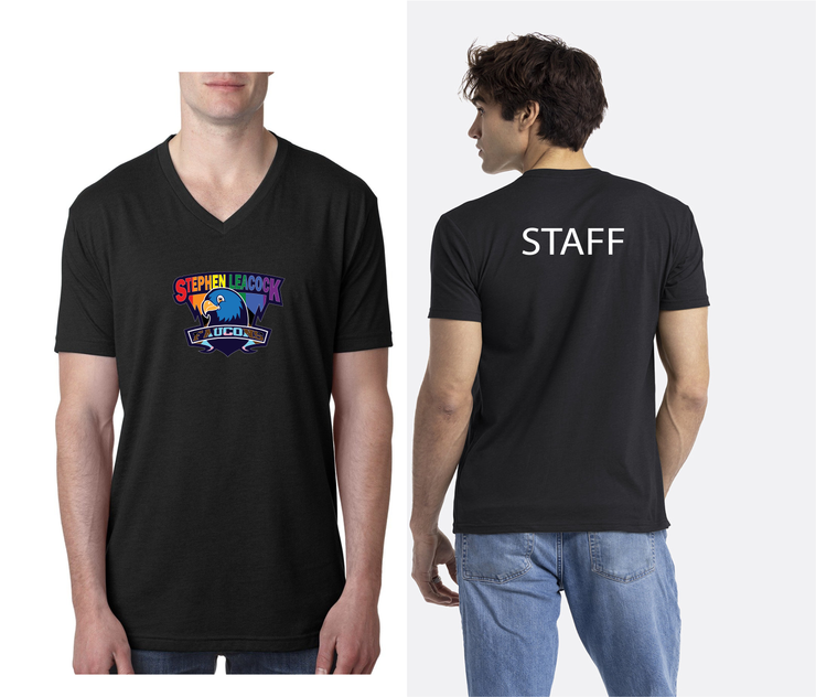STEPHEN LEACOCK STAFFWEAR - BELONGING - NEXT LEVEL V NECK T SHIRT - MENS