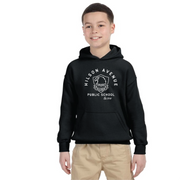 HILSON AVENUE SPIRITWEAR - 1 COLOUR LOGO - GILDAN COTTON HOODIE - YOUTH