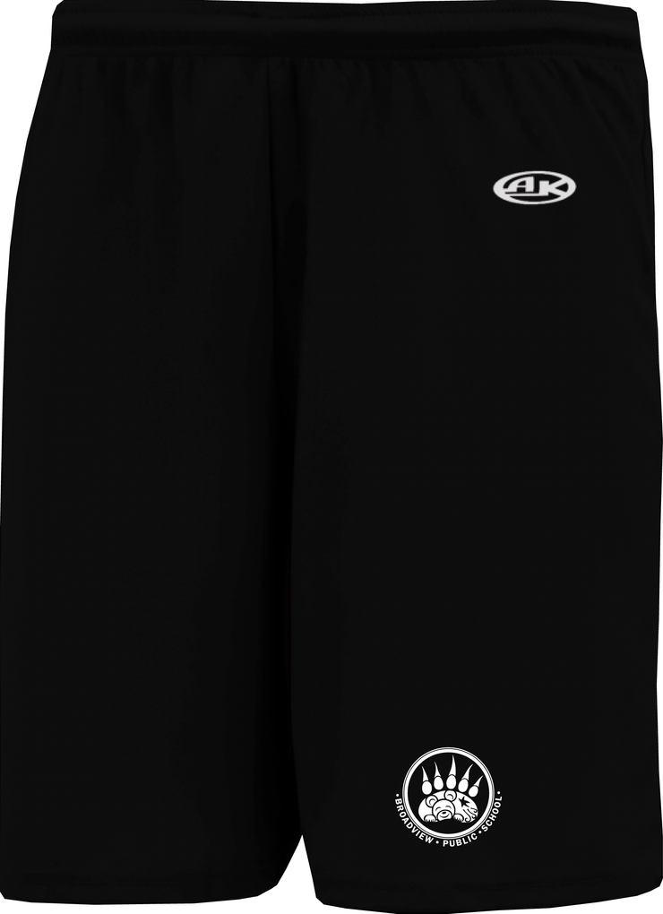 BROADVIEW SPIRITWEAR - PAW PRINT - ATHLETICKNIT FIELD LACROSSE SHORTS - YOUTH