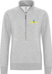 CASTLEFRANK STAFFWEAR - ATC ESACTIVE VINTAGE 1/2 ZIP SWEATSHIRT - LADIES