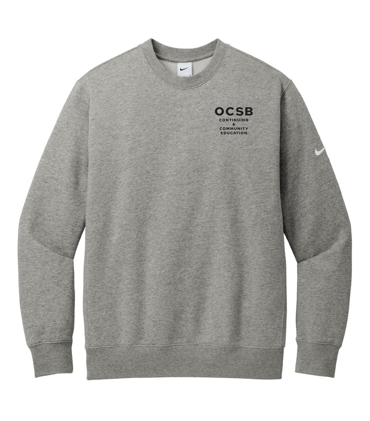 OCSB ESL DEPARTMENT - SCHOOL BOARD LOGO - NIKE CLUB FLEESE PULLOVER HOODIE - ADULT