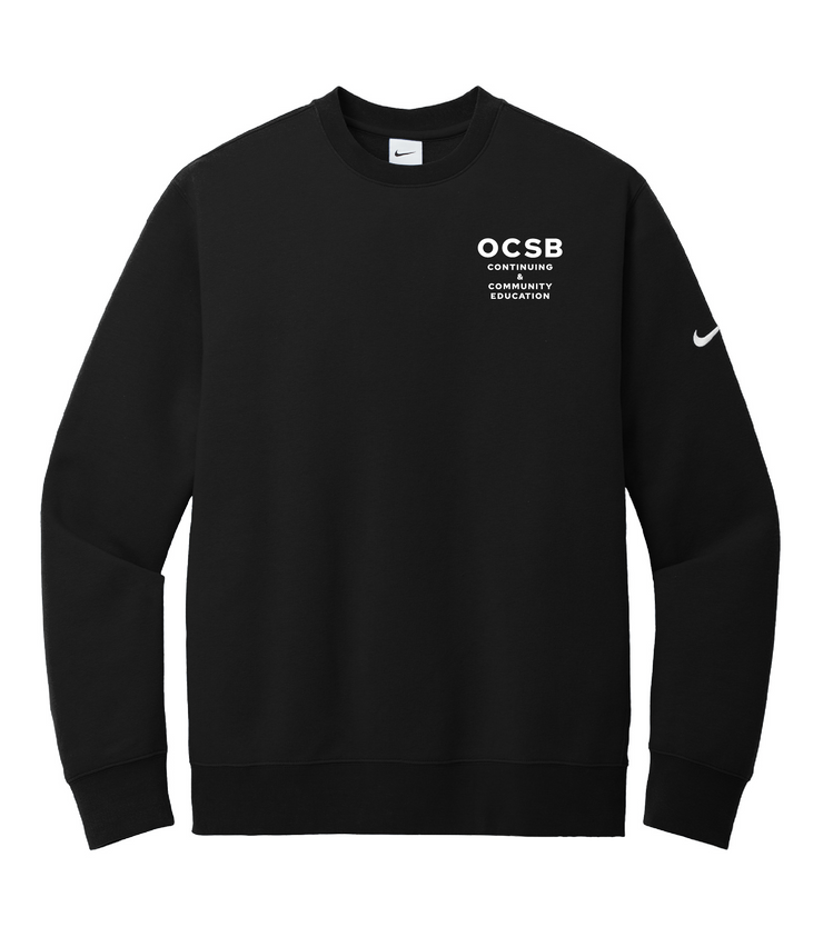OCSB ESL DEPARTMENT - SCHOOL BOARD LOGO - NIKE CLUB FLEESE PULLOVER HOODIE - ADULT
