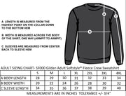 NAVAN GRADS HOCKEY - LEFT CHEST CIRCLE EMBROIDERY - GILDAN HEAVY BLEND FLEECE CREWNECK - ADULT)