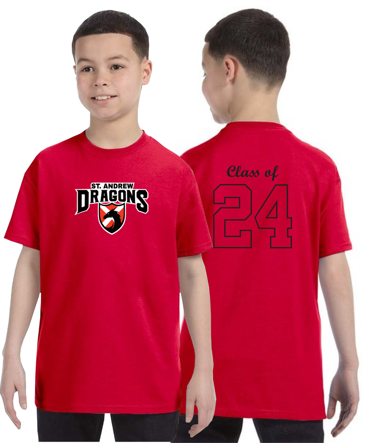 ST. ANDREW SCHOOL CLASS OF 24 - GILDAN COTTON TEE