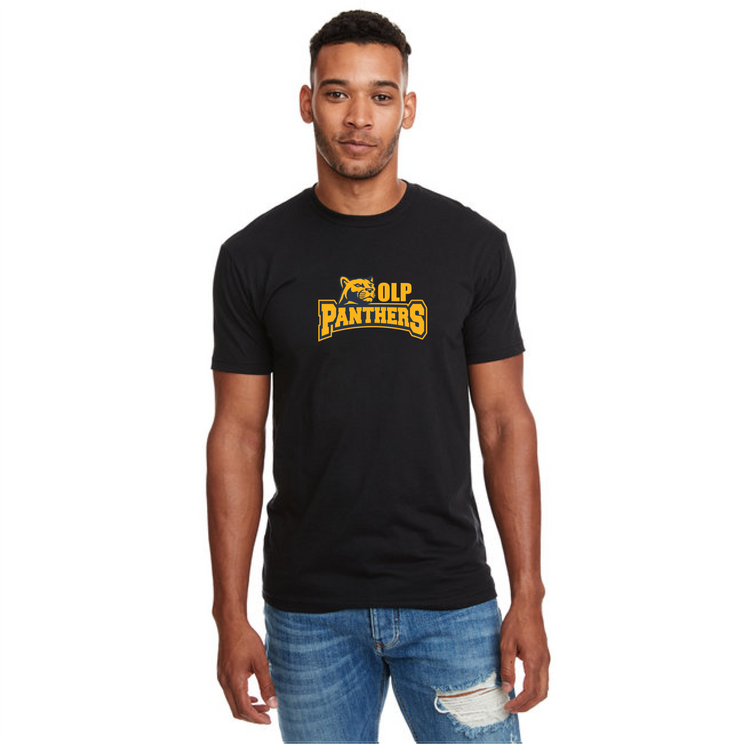 OLP STAFFWEAR - PANTHERS PRINT - NEXT LEVEL COTTON TEE - MENS