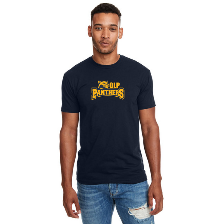 OLP STAFFWEAR - PANTHERS PRINT - NEXT LEVEL COTTON TEE - MENS