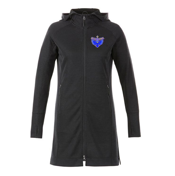 OUR LADY OF WISDOM STAFFWEAR - ODELL KNIT ZIP HOODY - LADIES