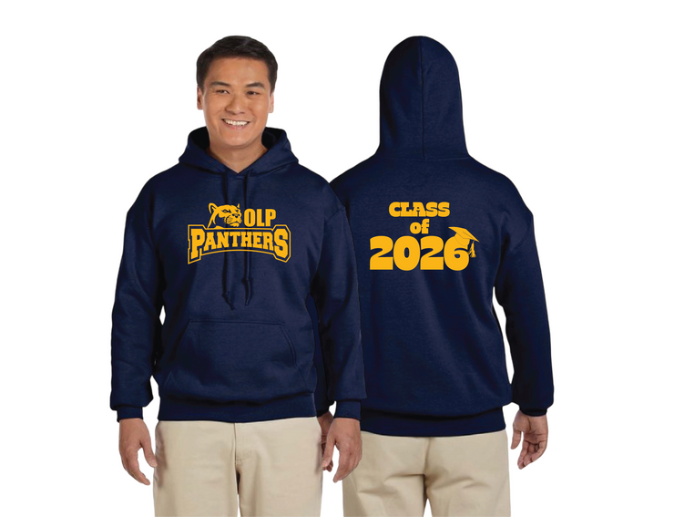 OLP GRADWEAR - CLASS OF 2026 - GILDAN COTTON HOODIE - ADULT