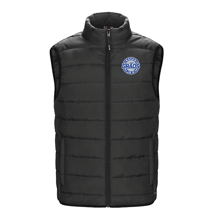 NAVAN GRADS HOCKEY - LEFT CHEST CIRCLE EMBROIDERY  -  CHILL PUFFY VEST - MENS